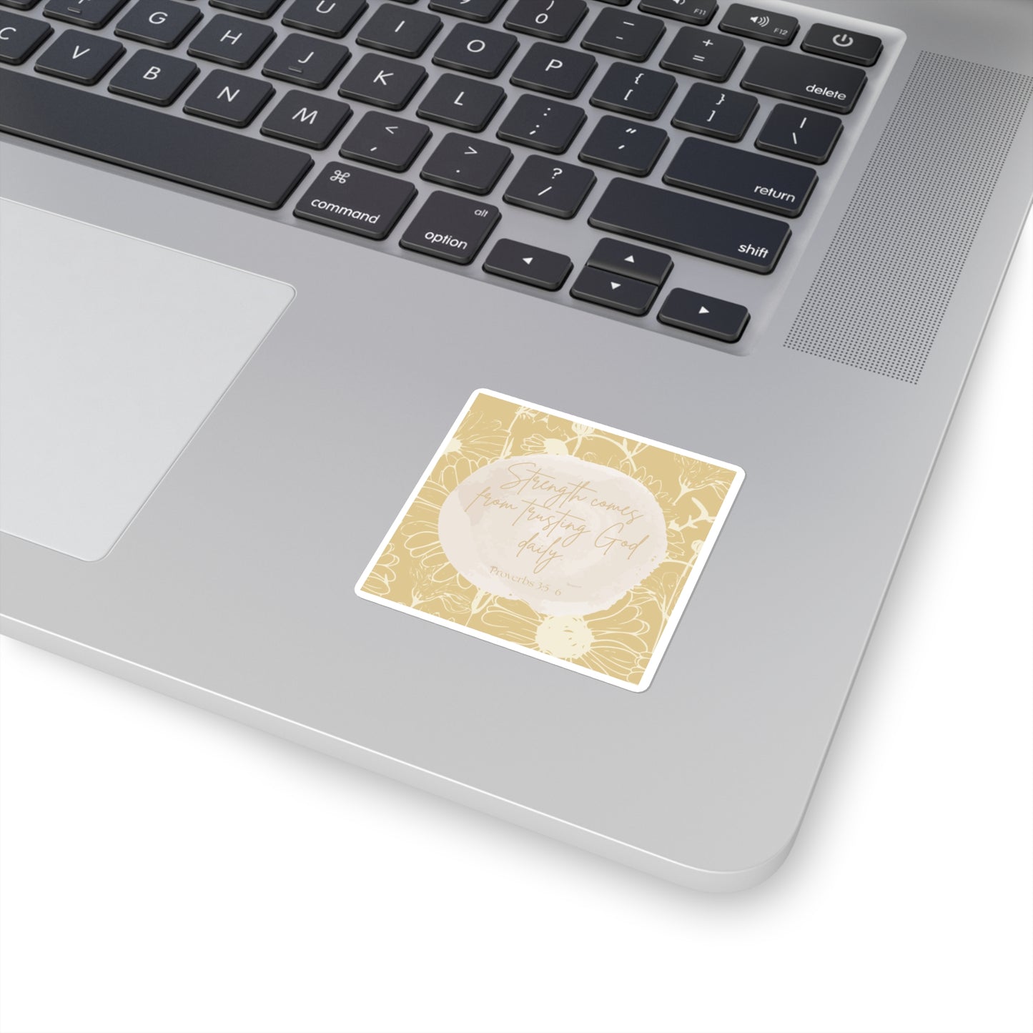 Trust God Daily Square Sticker