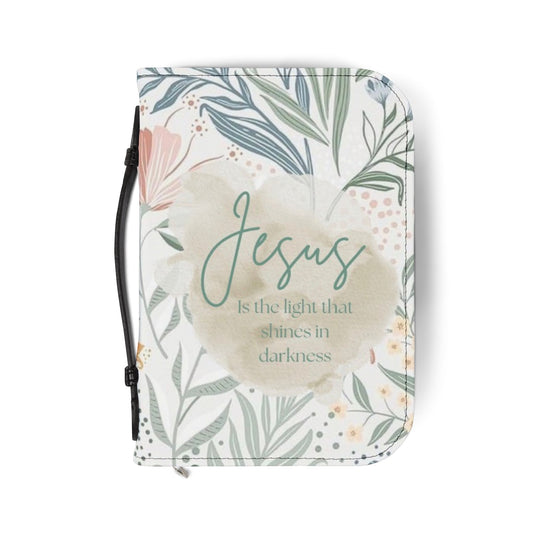 Jesus Bible Cover (Blue)
