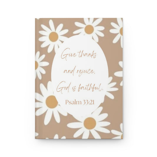 Give Thanks Hardcover Journal Matte